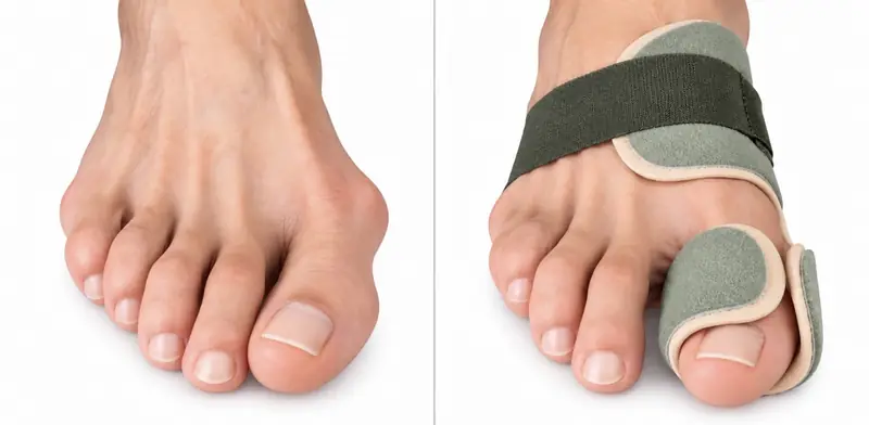 Attelle nocturne pour hallux valgus